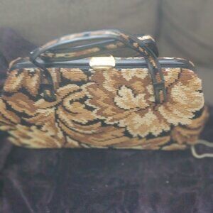 Vintage carpet bag purse